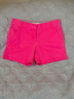 J.Crew Pink‎ Broken-In Chino Shorts Size 4